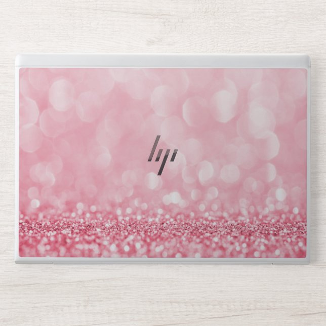 Glitter pink HP EliteBook 840 G5/G6, 745 G5/G6 Laptop Skin (Front)