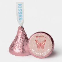 Glitter Pink Quinceanera Hershey®'s Kisses®