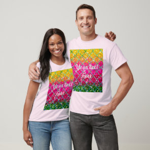 Glitter Pink Snakeskin T-Shirt
