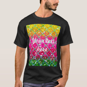 Glitter Pink Snakeskin T-Shirt