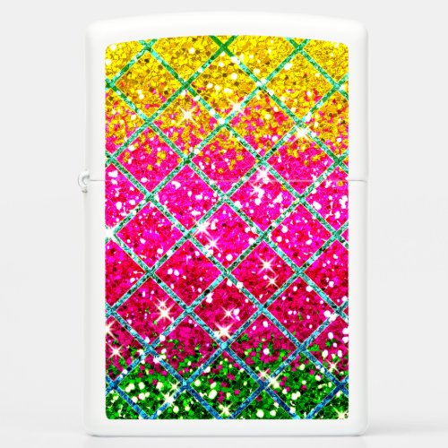 Glitter Pink Snakeskin Zippo Lighter