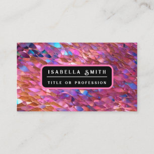 Glitter Popular Opal Holographic Collection Business Card
