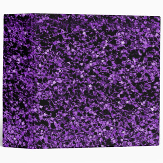 Glitter purple binder
