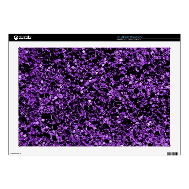 Glitter purple laptop skin (Product)