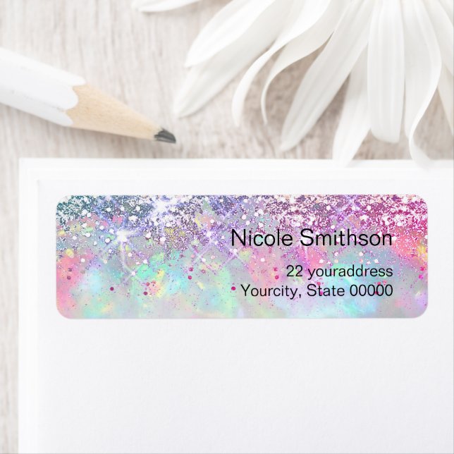 glitter purple opal labels (Insitu)
