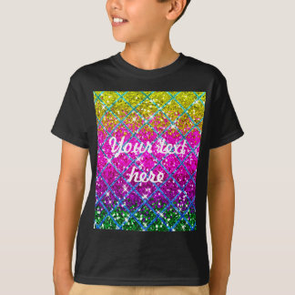 Glitter Purple Snakeskin T-Shirt