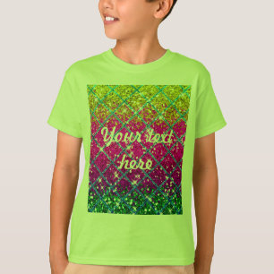 Glitter Purple Snakeskin T-Shirt
