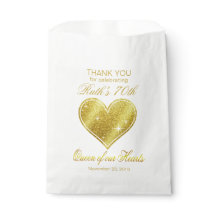 Glitter Queen of our Hearts 70th Birthday