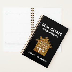Glitter REAL ESTATE Appointments Planner