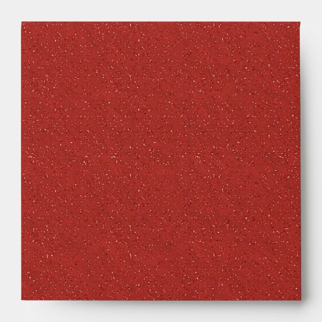Glitter Red Black Linen Envelopes (Front)