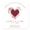 Glitter Red Heart Pandemic Wedding Spread Love