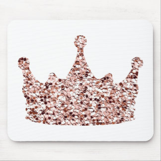 Glitter Rose Gold Crown Clipart Queen ClipartCrown Mouse Pad