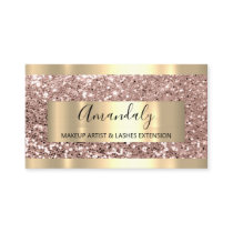 Glitter Rose Gold Frame Event Planner Luminous Business Card Glitter Rose Gold Frame Event Planner Luminous Business Card