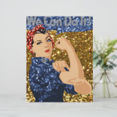 glitter rosie the riveter (Standing Front)