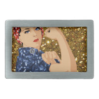 glitter rosie the riveter
