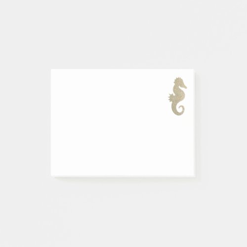 Glitter Seahorse Post_it Notes