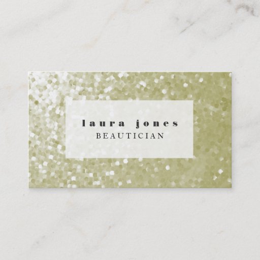 Customizable Glitter Sequins Hair Stylist Fashion Template Business Card Templates