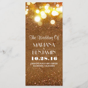 glitter shimmer golden blush string lights program