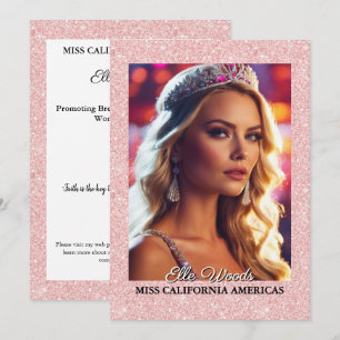 Glitter Shine Pageant Autograph Cards QR Code