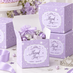 Glitter & Shine Sweet 16 Starry Thank You ID1333 Favor Boxes