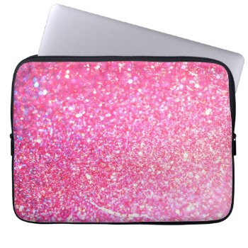 Glitter Shiny Luxury Laptop Sleeve by Wonderful12345 at Zazzle