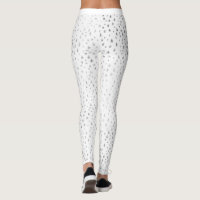 White on sale sparkly leggings