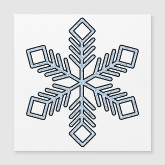 Glitter Snowflake - Baby Blue Branches