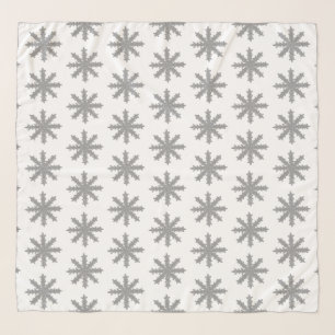 Glitter Snowflake Scarf