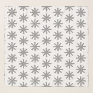 Glitter Snowflake Scarf