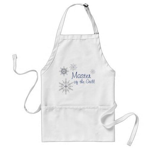 Glitter Snowflakes Apron