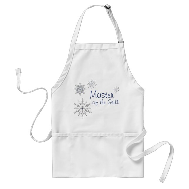 Glitter Snowflakes Apron (Front)