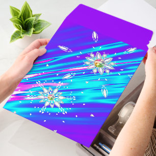 Glitter snowflakes envelope mailers