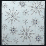 Glitter Snowflakes Napkins<br><div class="desc">These unique napkins will be a HIT at your next party or event!</div>