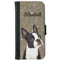 Glitter Sparkle Boston Terrier Phone Case