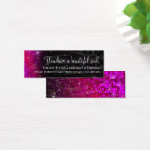 Glitter Sparkles Bling Pay It Forward Template Gem (Desk)