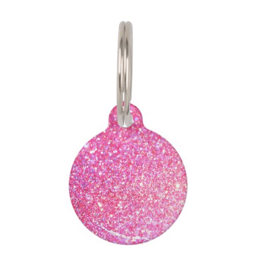 Glitter Sparkley Diamond Pet Name Tag