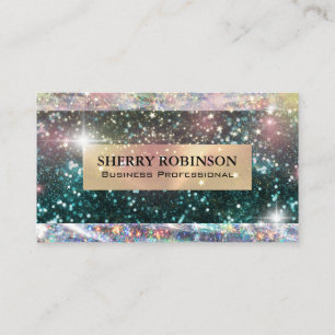 Glitter   Star Dust   Shimmer Business Card
