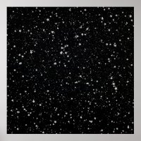 Glitter Stars2 - Silver Black