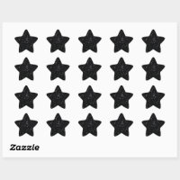 Black Star Sticker