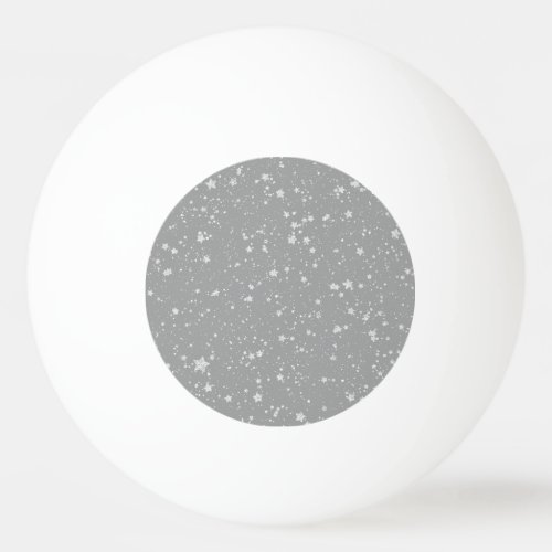 Glitter Stars4 _ Silver Ping Pong Ball