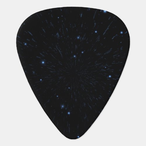 Glitter Stars _ Blue Guitar Pick