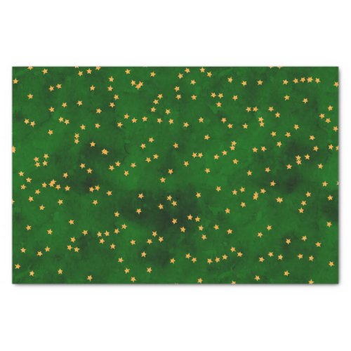 Glitter stars on grunge paper