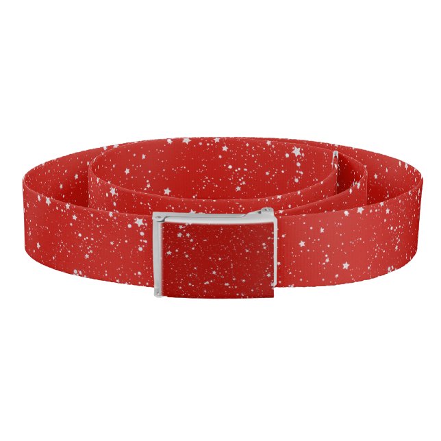Glitter Stars - Silver Red Belt (Coil)