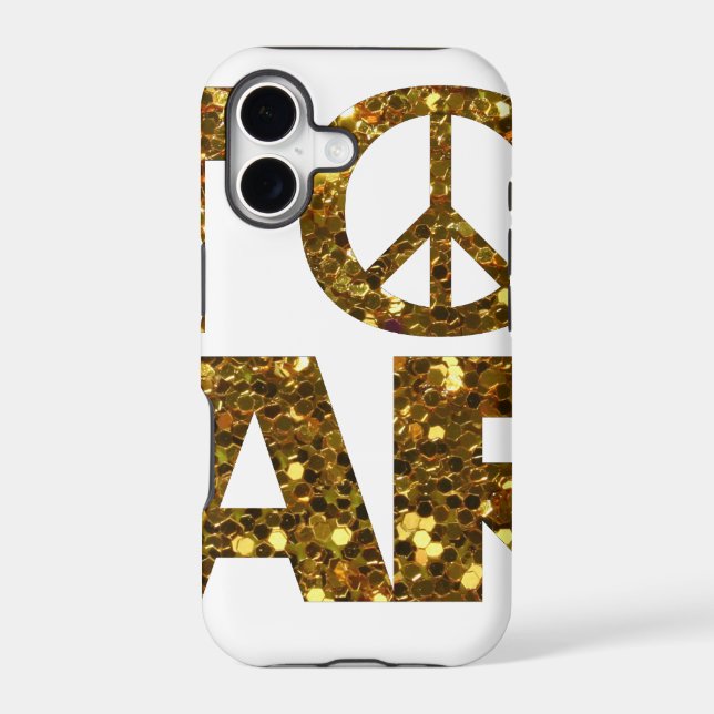 glitter stop wars iphone case (Back)