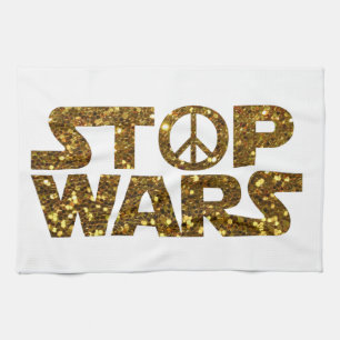 glitter stop wars towel