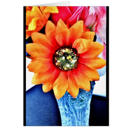 Glitter Sunflower Cards (Front)