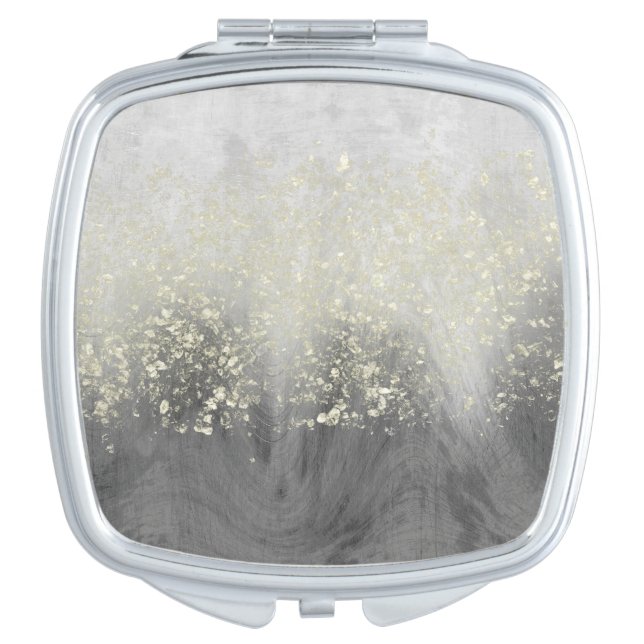 Glitter Swirl Compact Mirror (Front)