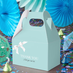 Glitter Tiffany Favor Boxes