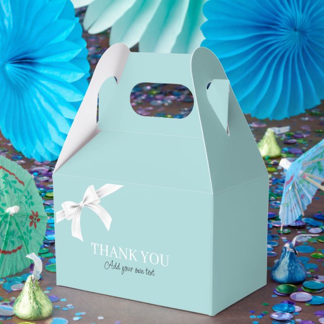 Glitter Tiffany  Favor Boxes (Party)