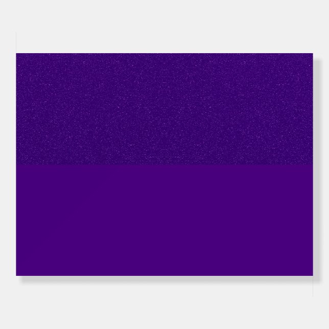 Glitter Top Matte Bottom Foam Board – Customizable (Front)
